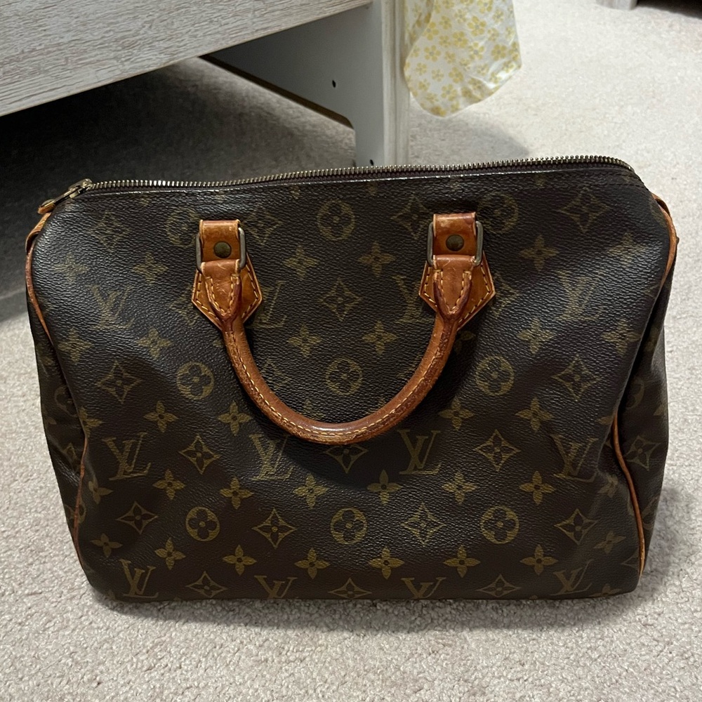 SOLD AUTHENTIC Louis Vuitton Brown Monogram Speedy 30 - Picture 2 of 15